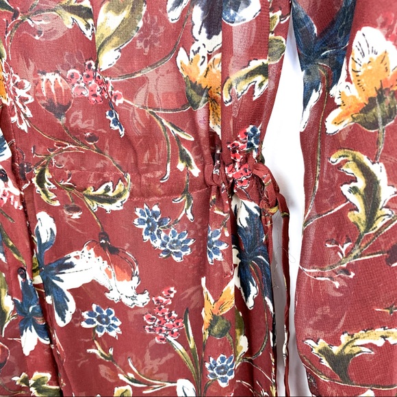 Fall Colored Sheer Zara Dress - Picture 6 of 12